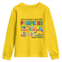 Thanksgiving Labor And Delivery Nurse Youth Sweatshirt Cutest Turkeys - Wonder Print Shop