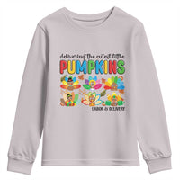Thanksgiving Labor And Delivery Nurse Youth Sweatshirt Cutest Turkeys - Wonder Print Shop