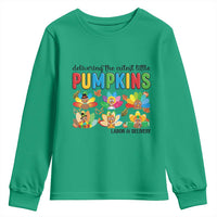 Thanksgiving Labor And Delivery Nurse Youth Sweatshirt Cutest Turkeys - Wonder Print Shop