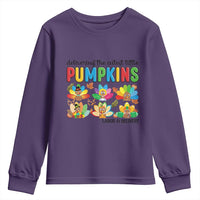 Thanksgiving Labor And Delivery Nurse Youth Sweatshirt Cutest Turkeys - Wonder Print Shop
