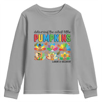 Thanksgiving Labor And Delivery Nurse Youth Sweatshirt Cutest Turkeys - Wonder Print Shop
