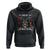 Skull Biker American Flag Motorcycle Biker Son Hoodie - Wonder Print Shop