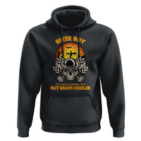 Funny Skull Motocycle Halloween Biker Son Hoodie Biker Boy It's Like A Normal Boy But Much Cooler - Wonder Print Shop