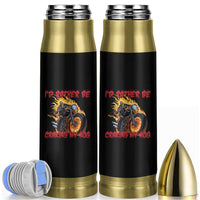 Funny Biker Skeleton Motorcycle Rider Bullet Tumbler I Would Rather Be Cranking My Hog