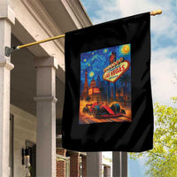 Racing Car Starry Night Las Vegas Race Day Garden Flag - Wonder Print Shop
