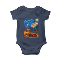 Racing Car Starry Night Las Vegas Race Day Baby Onesie - Wonder Print Shop