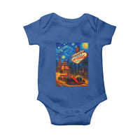 Racing Car Starry Night Las Vegas Race Day Baby Onesie - Wonder Print Shop