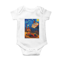 Racing Car Starry Night Las Vegas Race Day Baby Onesie - Wonder Print Shop