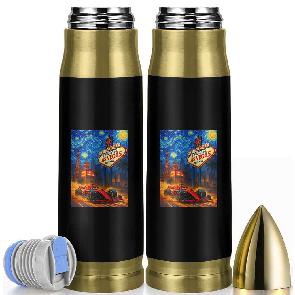 Racing Car Starry Night Las Vegas Race Day Bullet Tumbler