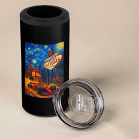 Racing Car Starry Night Las Vegas Race Day 4 in 1 Can Cooler Tumbler