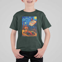 Racing Car Starry Night Las Vegas Race Day T Shirt For Kid - Wonder Print Shop