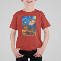 Racing Car Starry Night Las Vegas Race Day T Shirt For Kid - Wonder Print Shop