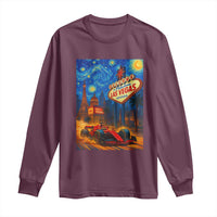 Racing Car Starry Night Las Vegas Race Day Long Sleeve Shirt - Wonder Print Shop