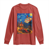 Racing Car Starry Night Las Vegas Race Day Long Sleeve Shirt - Wonder Print Shop