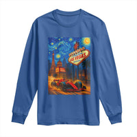Racing Car Starry Night Las Vegas Race Day Long Sleeve Shirt - Wonder Print Shop