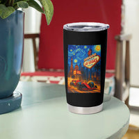 Racing Car Starry Night Las Vegas Race Day Tumbler Cup