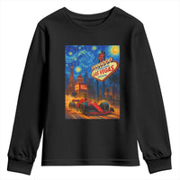 Racing Car Starry Night Las Vegas Race Day Youth Sweatshirt - Wonder Print Shop