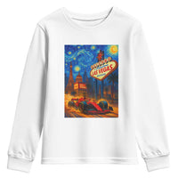 Racing Car Starry Night Las Vegas Race Day Youth Sweatshirt - Wonder Print Shop