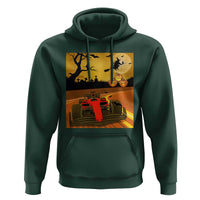 Vintage Race Car Halloween Pumpkin Retro Racing Hoodie - Wonder Print Shop