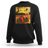 Vintage Race Car Halloween Pumpkin Retro Racing Sweatshirt - Wonder Print Shop