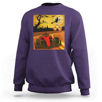 Vintage Race Car Halloween Pumpkin Retro Racing Sweatshirt - Wonder Print Shop