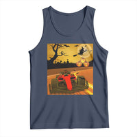 Vintage Race Car Halloween Pumpkin Retro Racing Tank Top - Wonder Print Shop