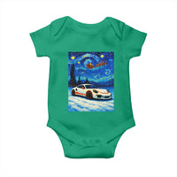 Racing Sports Car Baby Onesie Porsche 911 Starry Night Racing Silhouette - Wonder Print Shop