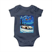 Racing Sports Car Baby Onesie Porsche 911 Starry Night Racing Silhouette - Wonder Print Shop