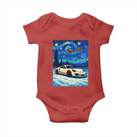 Racing Sports Car Baby Onesie Porsche 911 Starry Night Racing Silhouette - Wonder Print Shop