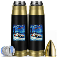 Racing Sports Car Bullet Tumbler Starry Night Racing Silhouette