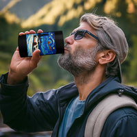 Racing Sports Car 4 in 1 Can Cooler Tumbler Starry Night Racing Silhouette