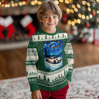 Racing Sports Car Ugly Christmas Sweater Porsche 911 Starry Night Racing Silhouette - Wonder Print Shop