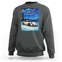 Racing Sports Car Sweatshirt Porsche 911 Starry Night Racing Silhouette - Wonder Print Shop