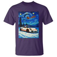 Racing Sports Car T Shirt Porsche 911 Starry Night Racing Silhouette - Wonder Print Shop