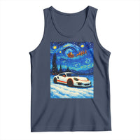 Racing Sports Car Tank Top Porsche 911 Starry Night Racing Silhouette - Wonder Print Shop
