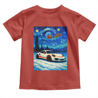 Racing Sports Car Toddler T Shirt Porsche 911 Starry Night Racing Silhouette - Wonder Print Shop