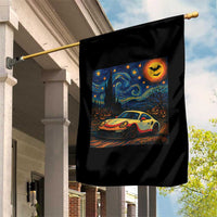 Racing Sports Garden Flag Starry Night 911 Silhouette Halloween - Wonder Print Shop