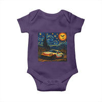 Racing Sports Baby Onesie Starry Night 911 Silhouette Halloween - Wonder Print Shop