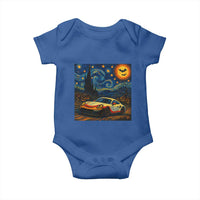 Racing Sports Baby Onesie Starry Night 911 Silhouette Halloween - Wonder Print Shop