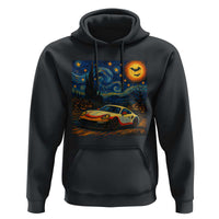 Racing Sports Hoodie Starry Night 911 Silhouette Halloween - Wonder Print Shop