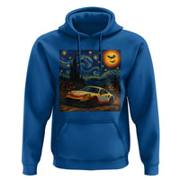Racing Sports Hoodie Starry Night 911 Silhouette Halloween - Wonder Print Shop