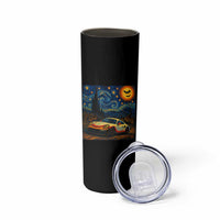 Racing Sports Skinny Tumbler Starry Night 911 Silhouette Halloween