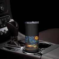 Racing Sports Skinny Tumbler Starry Night 911 Silhouette Halloween