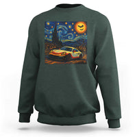 Racing Sports Sweatshirt Starry Night 911 Silhouette Halloween - Wonder Print Shop