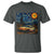 Racing Sports T Shirt Starry Night 911 Silhouette Halloween - Wonder Print Shop