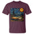 Racing Sports T Shirt Starry Night 911 Silhouette Halloween - Wonder Print Shop