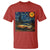 Racing Sports T Shirt Starry Night 911 Silhouette Halloween - Wonder Print Shop