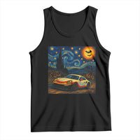 Racing Sports Tank Top Starry Night 911 Silhouette Halloween - Wonder Print Shop