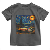 Racing Sports Toddler T Shirt Starry Night 911 Silhouette Halloween - Wonder Print Shop