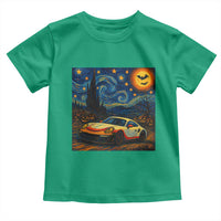 Racing Sports Toddler T Shirt Starry Night 911 Silhouette Halloween - Wonder Print Shop